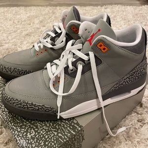 Nike Air Jordan 3 Retro Grey mens size 11